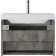 Domino Karlo Domino under the Classica 60 sink, suspended, concrete, with 1 upper box, left/right