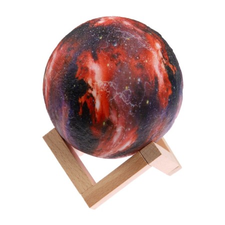 Portable colon- nightlight EZ01, 5 W, 1200 mAh, diameter 120 mm, 3 modes, planet-1