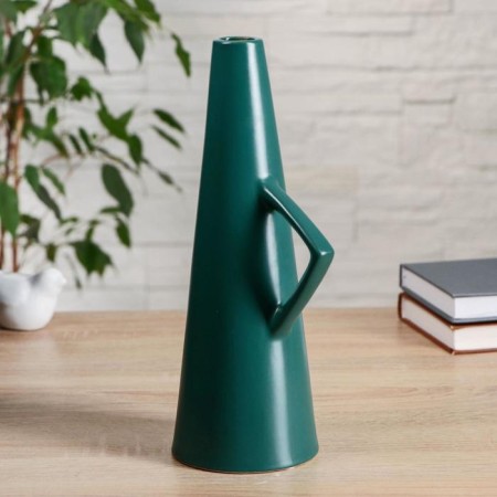 VAZ Coramics Table "Beata" with a pen, 3x10x29 cm, green-1
