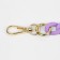 A chain for a bag, with carbines, plastic, 23 × 17 mm, 30 cm, lilac/gold color