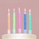 Candles for the cake "Happy Birthday", multi -colored.