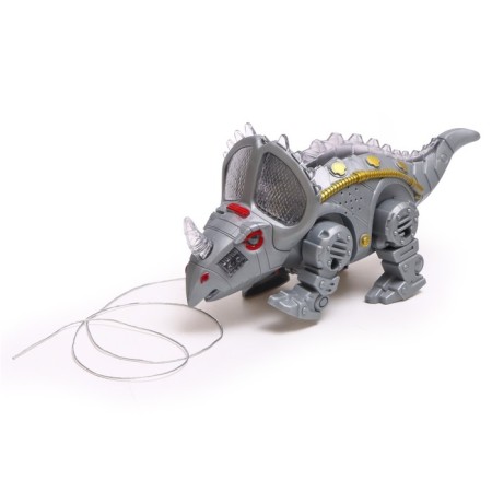 Triceratops dinosaur, works on batteries, mix