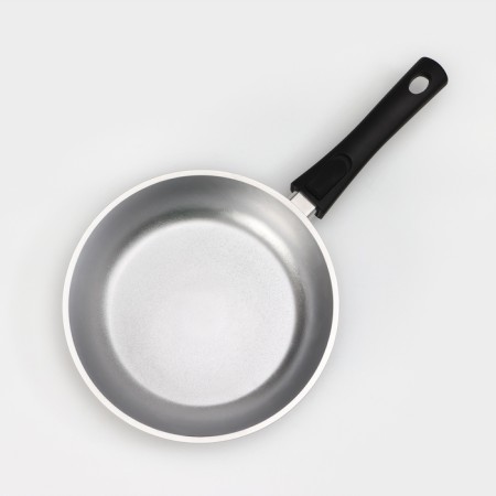 Pan, d = 24 cm, glass cover, removable handle, gray color-3