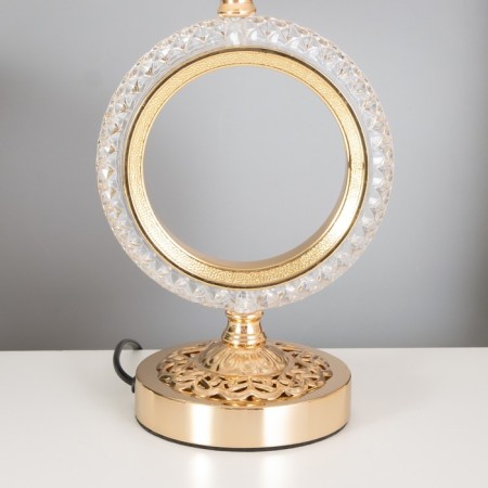 REE TELL "REE" 1x40W E27+backlight, gold 27x27x44cm-2