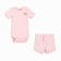 Kit for children (body, shorts) minku, pink color, height 74-80 cm