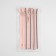 Lightning "Spiral", No. 3, insoluble, with a reflective strip, castle machine, 18 cm, pink color