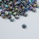 Beads for creativity plastic "Flower. Rainbow overflow" set of 20 g 0.7x0.7x0.4 cm