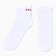Male socks shortened, white color, size 27-29