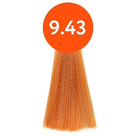 Cream-color hair Permanent Ollin Professional N-Joy, tone 9/43, copper-golden blond, 100 ml-1