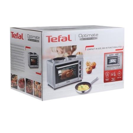 Mini furnace Tefal of463d30, 3000 watts, 32 l, grill, convection, timer, silver-black-4