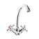OMEGA 3306-1 kitchen mixer, hairpin, ceramic crane-bokes, chromium
