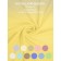 AMORE Mio elastic sheet, size 90x200x20 cm, yellow color