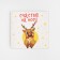 Postcard-Mini "Happiness on the nose", Deer, 7 x 7 cm, New Year