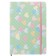 Notepad 80 sheets in a cage (14.5 x 21 cm) Mazari "Pastel Heart", on an elastic band, 70g/m2, 4 MIX colors