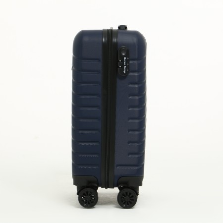 Small suitcase 18 "on lightning, code castle, 4 wheels, blue color-5