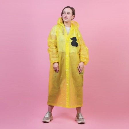 Rawlands adult cloak "Visor - in vain", size 42-48, 60 x 110 cm, yellow color-3