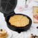 Electric waffle box KitFort KT-3616, 1000 watts, Belgian, black