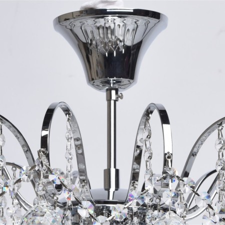 Chaler "Pearls" 6x60W E14 Chrome-5
