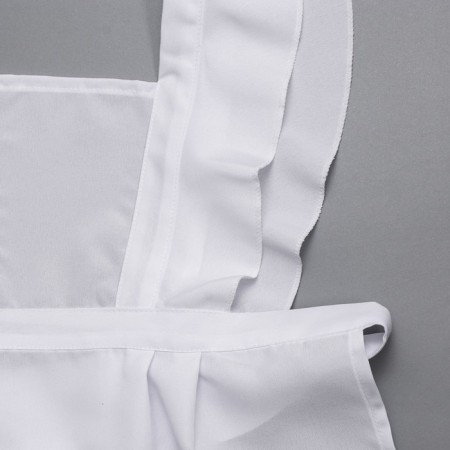 Carnival set "Smart high school student": apron river. 40–46, bows 2 pcs., Golf-14
