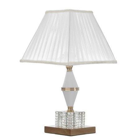 Chatter desk lamp E27 40W white-gold 23x23x41 cm Risalux-5
