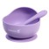 Set for feeding, food silicone, lilac color