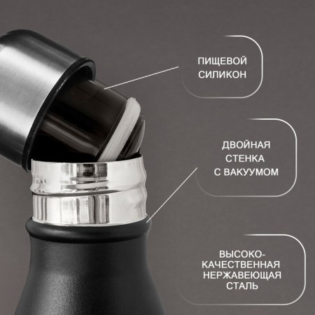 Tarmobutka Onlytop, 500 ml, black color-2