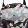 Folding bag on the button, waterproof, black color