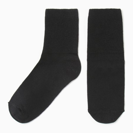 Male socks, black color, size 25-27