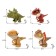 Game set "Dino tootics", 4 figures