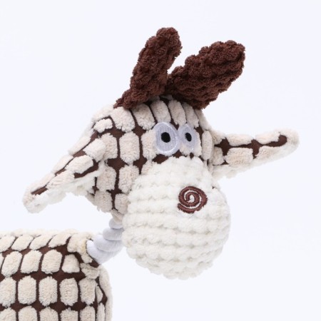 Soft toy for dogs "Funny Dvor", 27 x 8 cm, mix of flowers-3