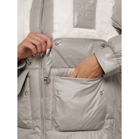 Winter jacket, size 52, light brown color-11