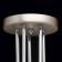 Tetro ceiling chandelier 5x60W E14 metal 60x60x46cm