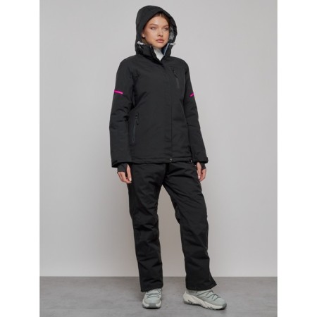 Ski suit female, size 42, black color-23