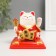 Plastic Plastic "White Mani-Neko in the Red Red robe" 8x8x8.2 cm