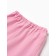 Children's sliders "bunny", pink color, height 68