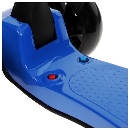 Folding scooter, light wheels PU 130/50 mm, ABEC 7, black color-4