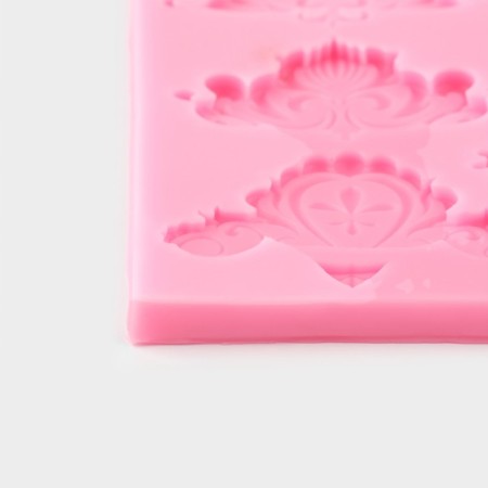 Mold "Valerie", silicone, 13.6 × 12.6 × 0.8 cm, color mix-3
