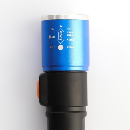 Manual battery 3 watts, 800 mAh, XPE, ZOOM, 3 modes, 10.3 x 2.5 cm-3