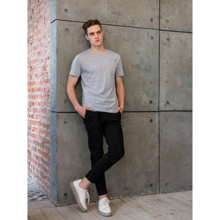 Male T -shirt, size 56, color gray melange-5