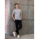 Male T -shirt, size 56, color gray melange
