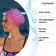Шапочка для плавания взрослая ONLYTOP Swim, тканевая, обхват 54-60 см
