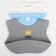 Blory for feeding "shine" silicone with pocket, gray color