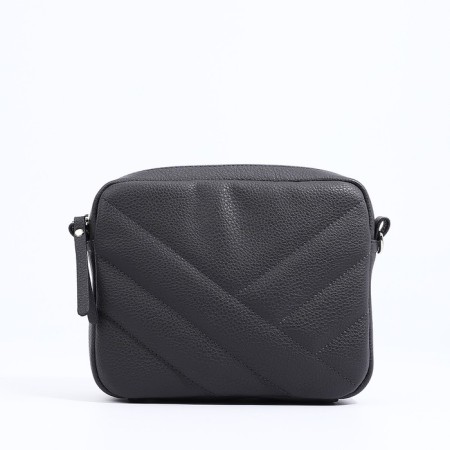 Richet Cross-Boda Bag on a zipper, external pocket, gray color