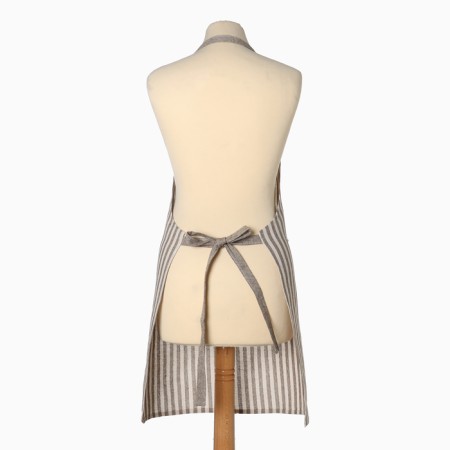 Apron Dilyana strip ts. Brown 62*76 cm, 50% p/e 50% HL-4