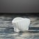 Set of Kashpo "Shell" 6pcs, 8x6x8cm, White