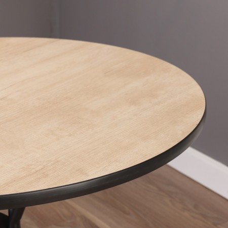 Table Kitchen Rund LDSP 22 mm, 780x780x740, Irish oak-3
