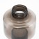 Water bottle, 500 ml, "dumbbell", 22.5 x 8 cm, black