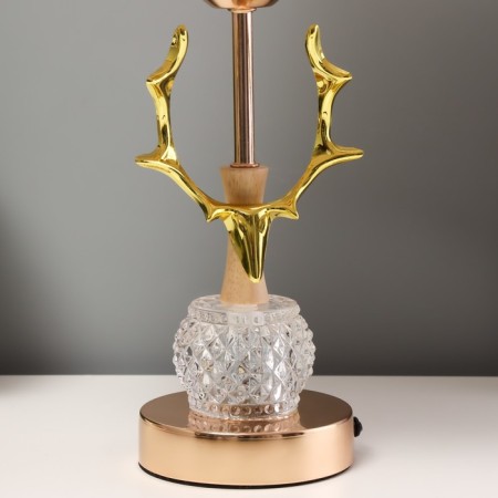 Scande table lamp E27 40W gold 23x23x41 cm-3