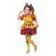 Clopushka carnival costume, satin, dress, rim, size 30, height 116 cm
