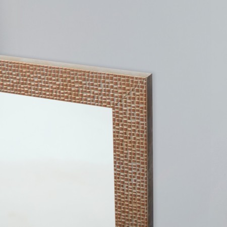Wall mirror, in the baguette, dark copper, 60x70 cm-1
